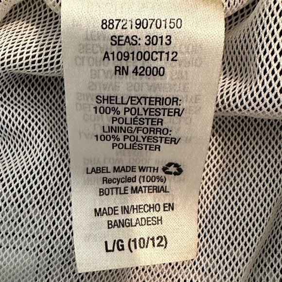 Joe Boxer Colorblock Swim Trunks Boys Large 10 / 12 Black & White Elastic Waist - Picture 9 of 12